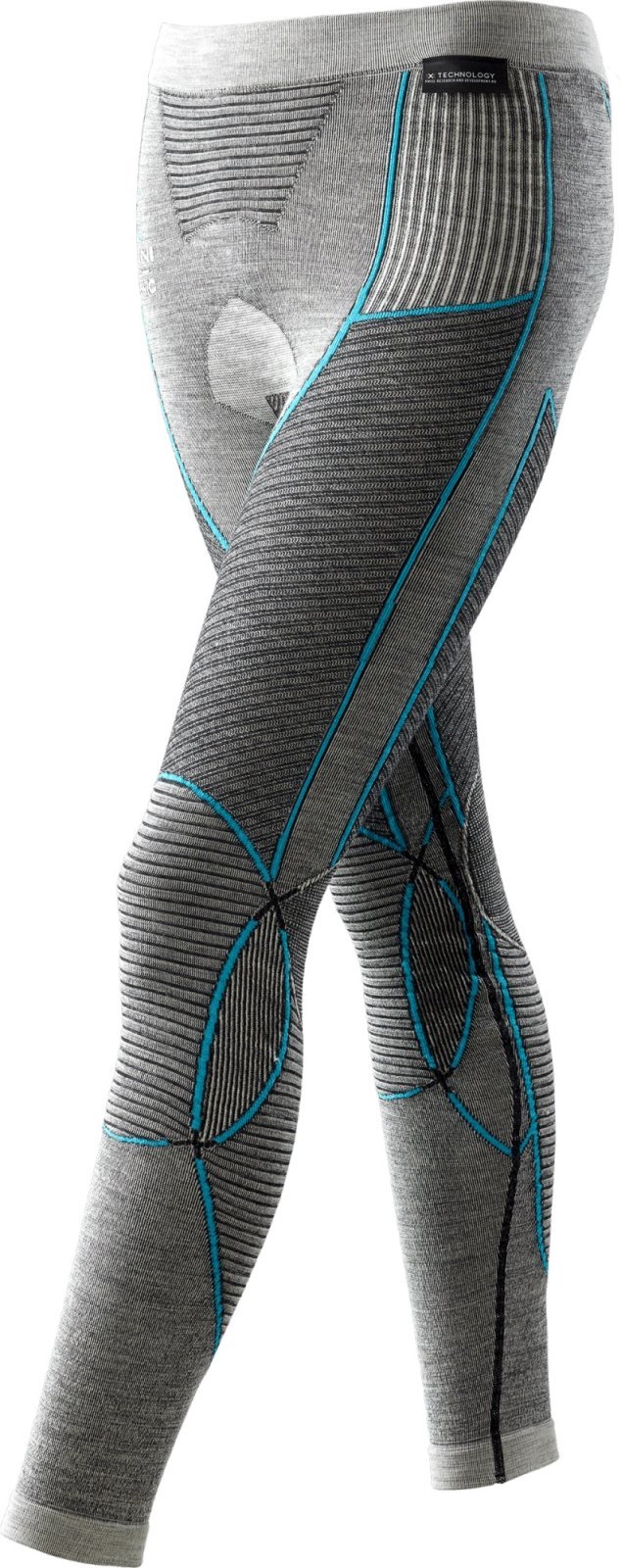 Spodné nohavice X-Bionic Apani W - sivo-modrá