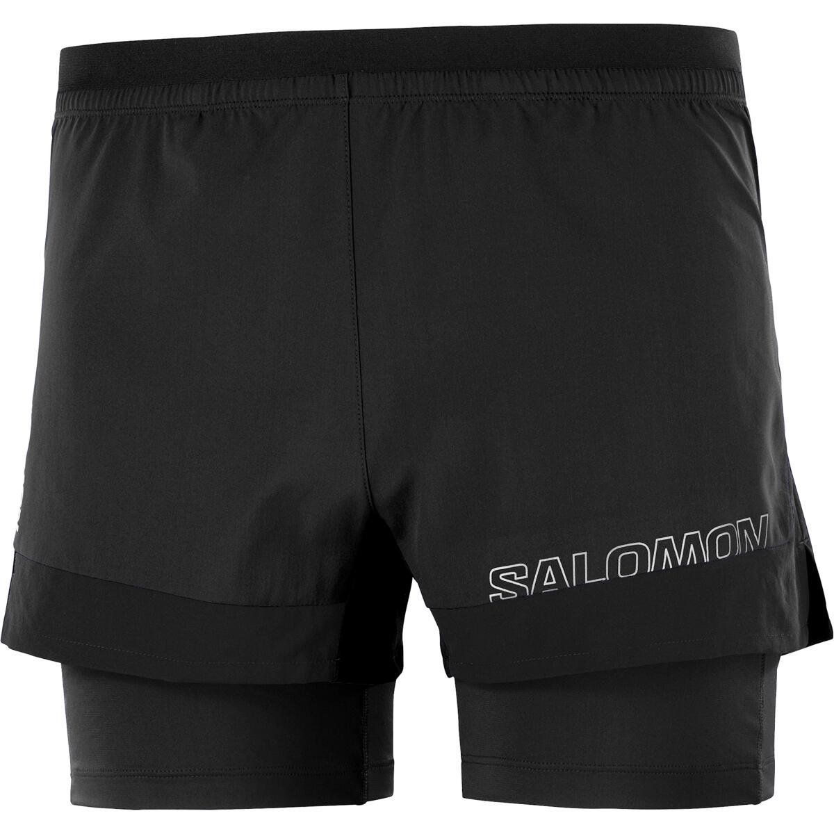 Šortky Salomon Cross 2IN1 Shorts M - čierna
