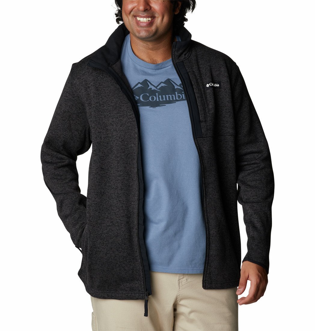 Mikina Columbia Sweater Weather™ Full Zip M - antracitová/tmavosivá