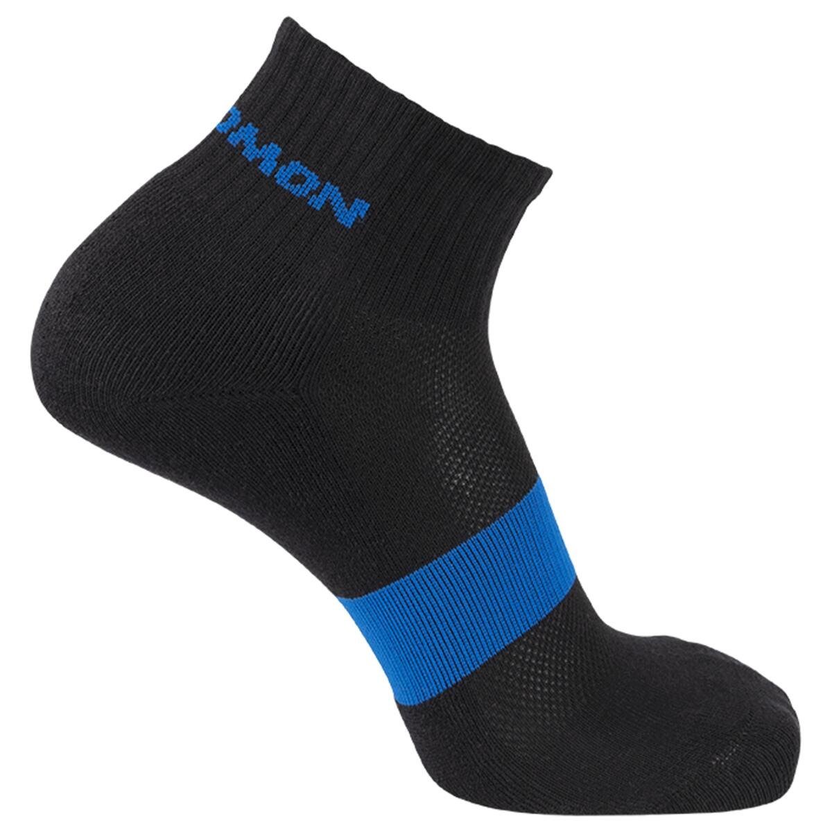 Ponožky Salomon Evasion 2-Pack - čierna/modrá