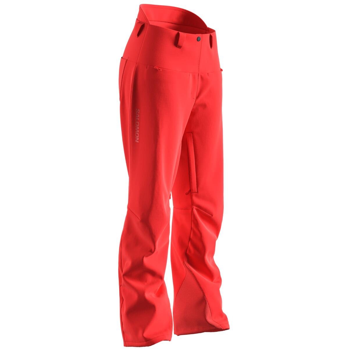 Nohavice Salomon Brilliant Pants (predĺžená dĺžka) W - červená