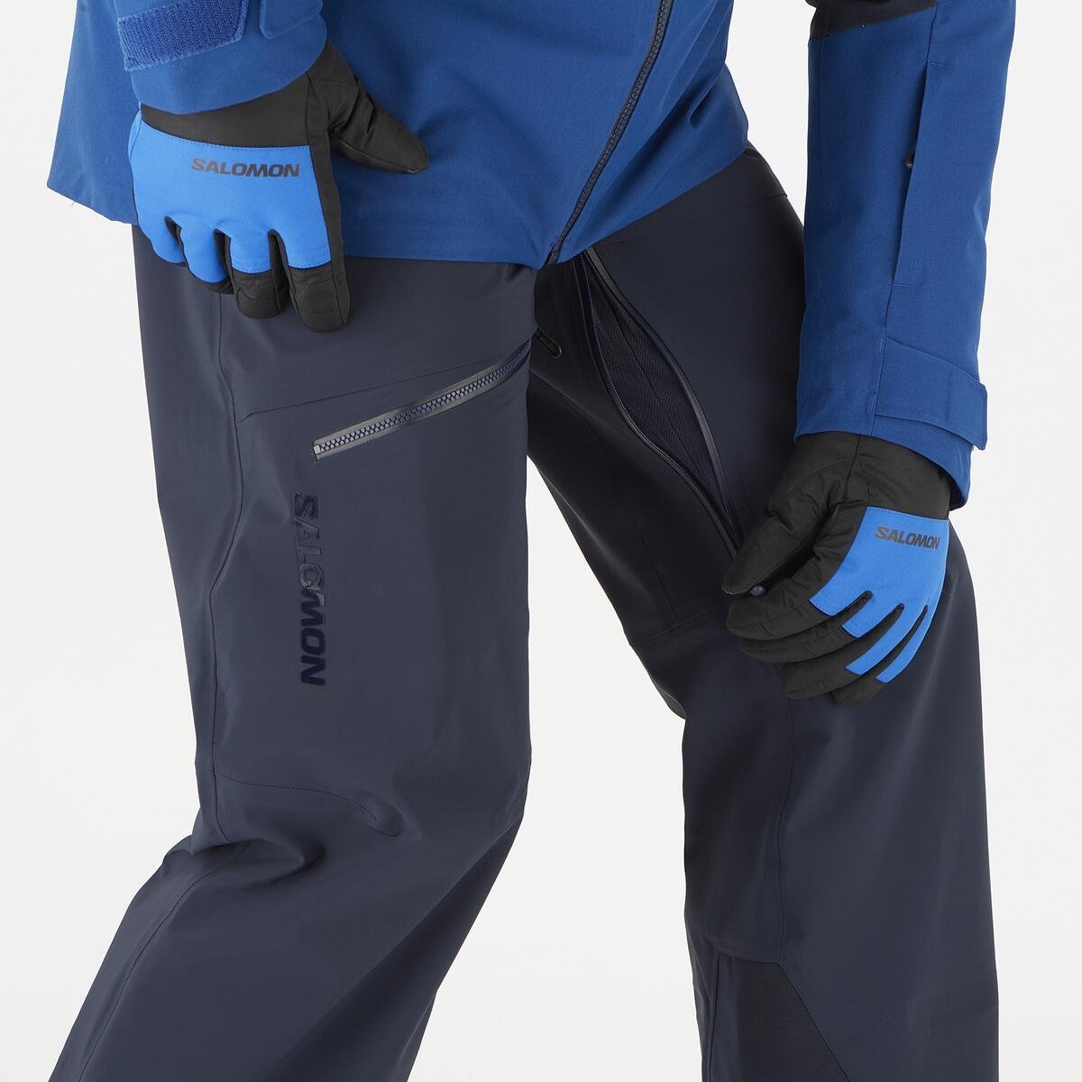 Salomon Force 3L nohavice M - modrá