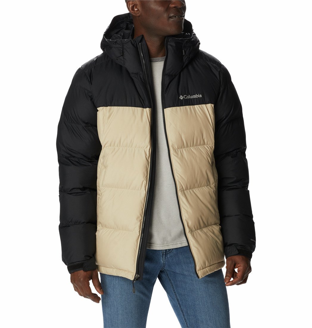 Bunda Columbia Pike Lake™ Hooded Jacket Man - čierna/béžová