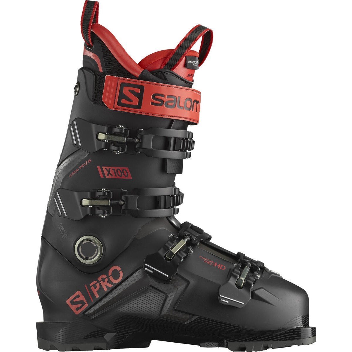 Lyžiarska obuv Salomon S Pro X100 GW M - čierna/červená