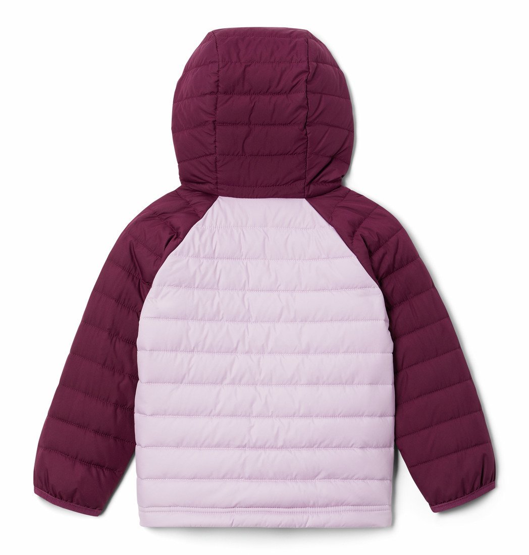 Columbia Powder Lite™ Dievčenská bunda s kapucňou Jr - fialová/lilac