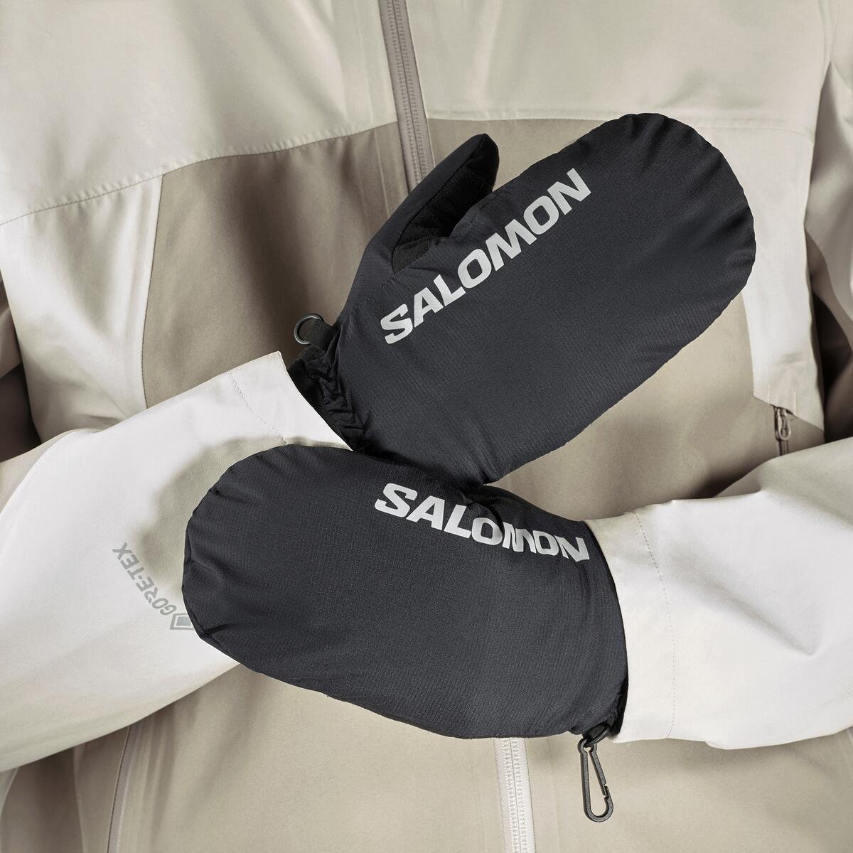 Rukavice Salomon RS Warm Mitten - čierna