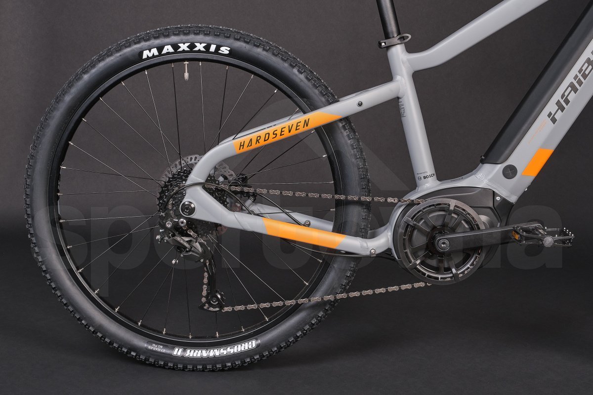 Testovací bicykel Haibike HardSeven 4 27,5" 400Wh - sivá/oranžová