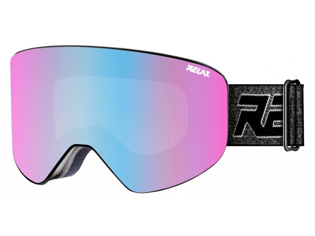 Lyžiarske okuliare Relax SCOOPER HTG23A - black/pink