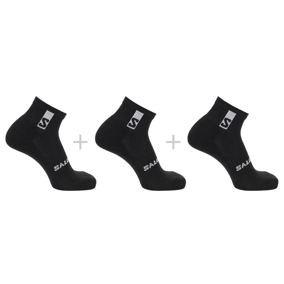 Ponožky Salomon Everyday Ankle 3-Pack - čierna