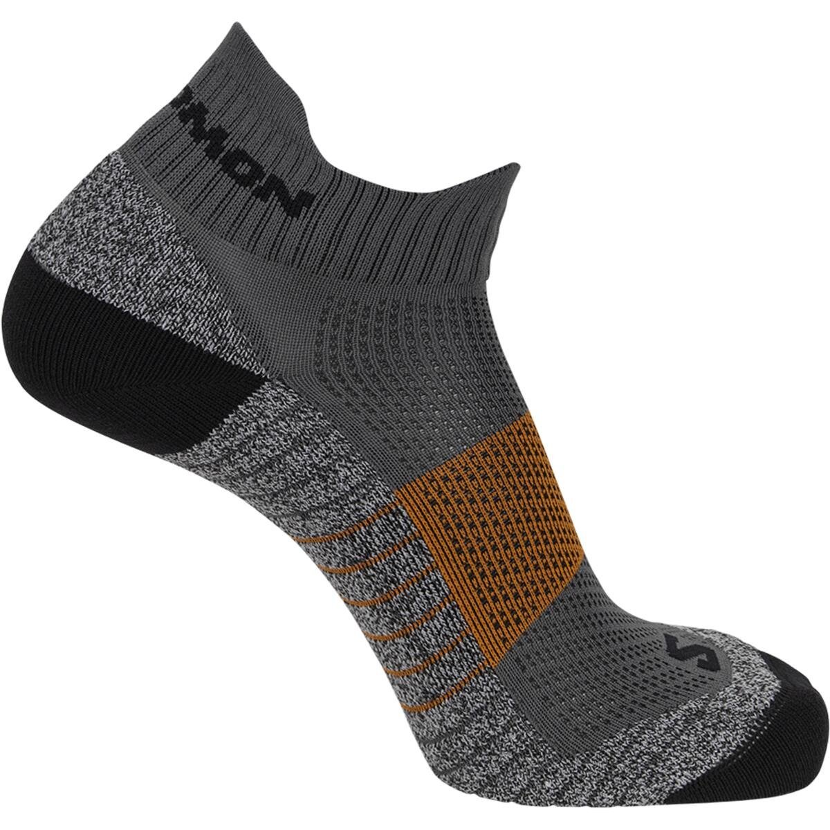 Ponožky Salomon Aero Ankle Socks - čierna/oranžová