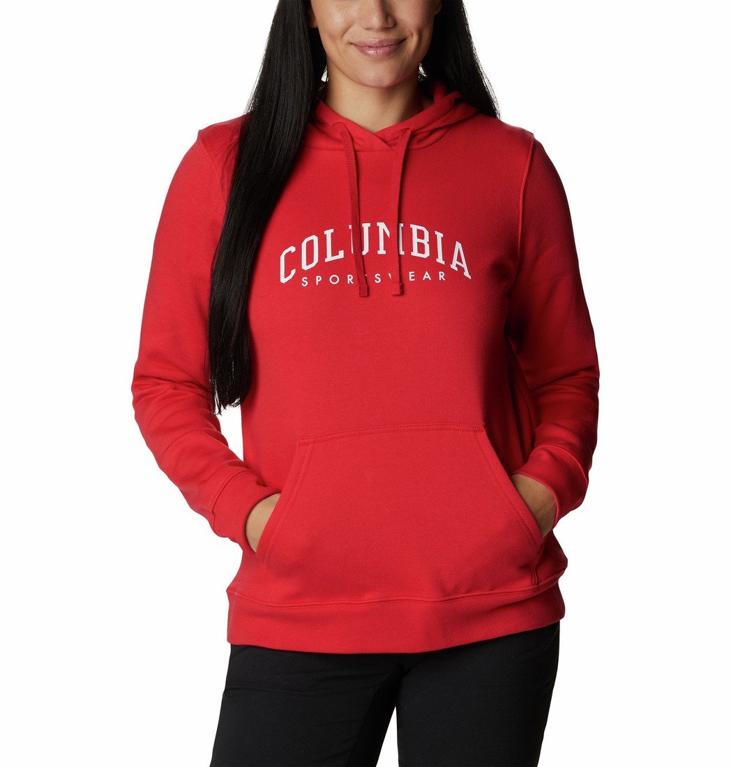 Mikina Columbia Trek™ Graphic Hoodie W - červená