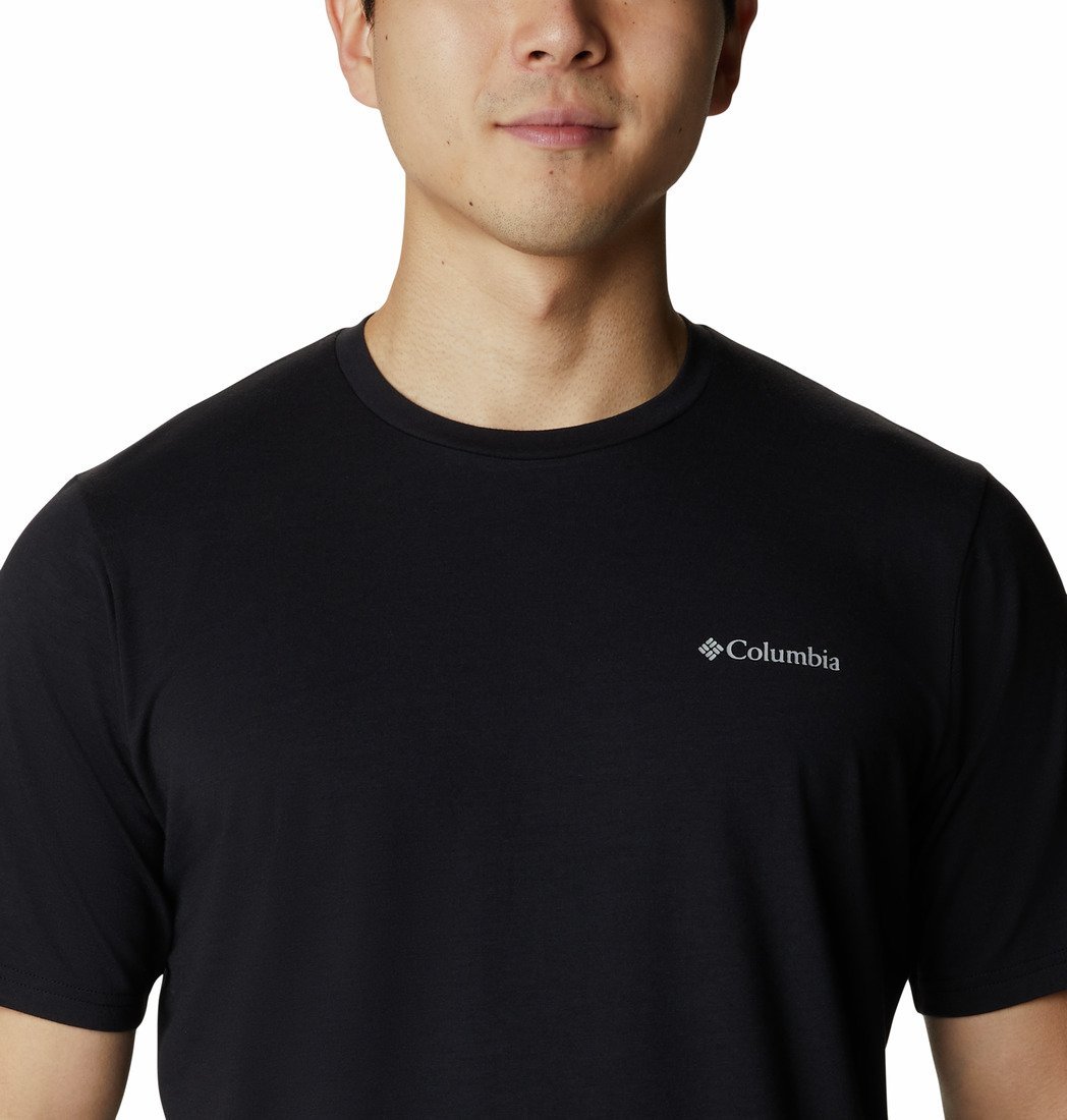 Tričko Columbia Sun Trek™ Short Sleeve Tee M - čierna