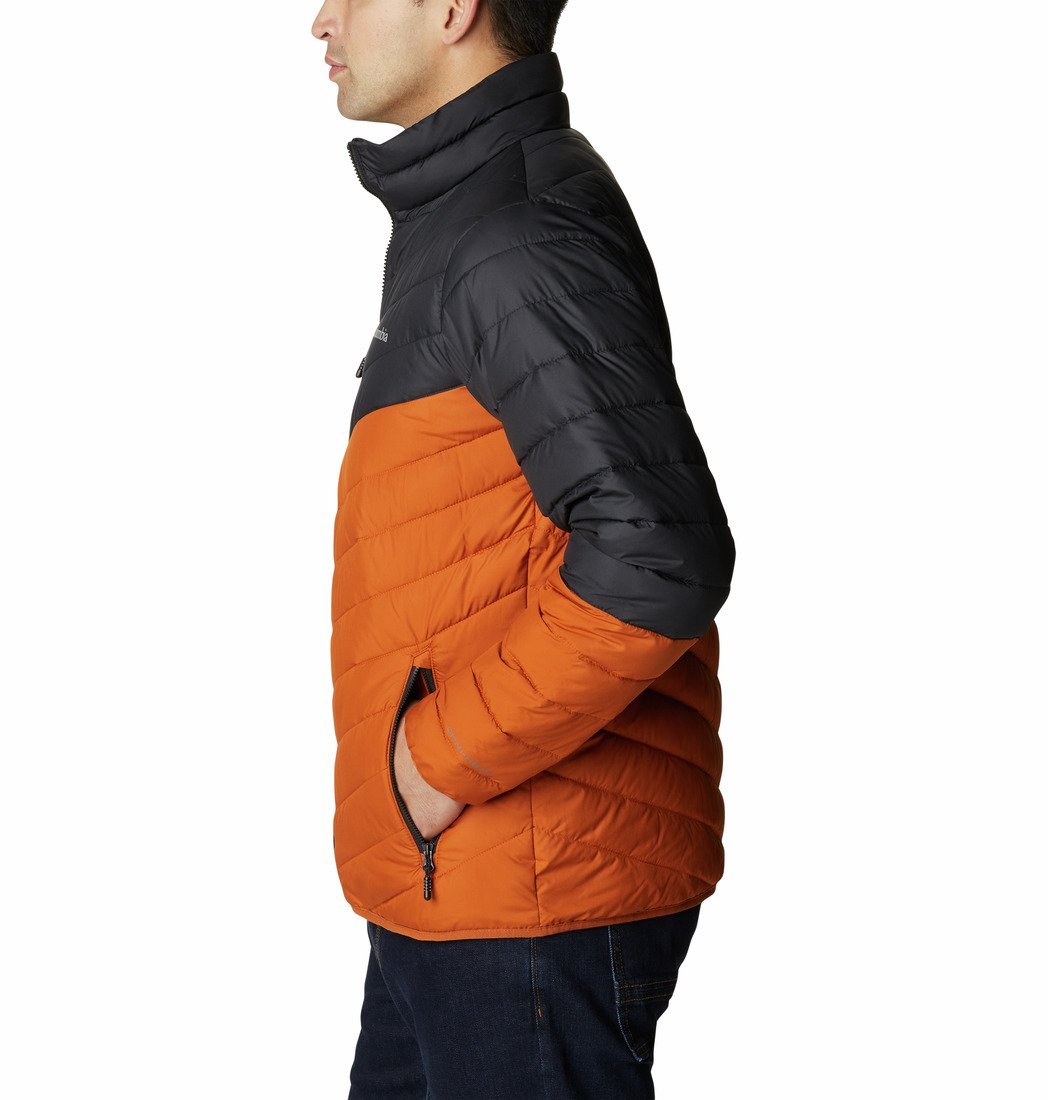 Bunda Columbia Eddie Gorge™ Jacket M - čierna/oranžová
