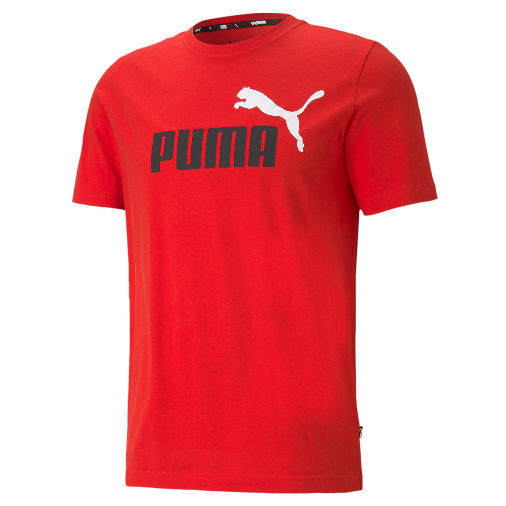Tričko Puma ESS+ 2 Col Logo Tee M - červená