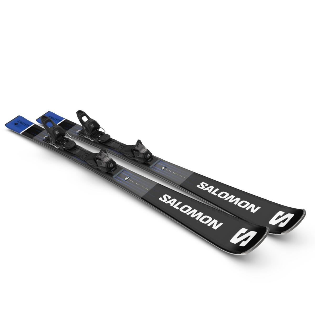 Set zjazdových lyží Salomon E S/MAX X7 Ti + M10 GW L80 - black/blue