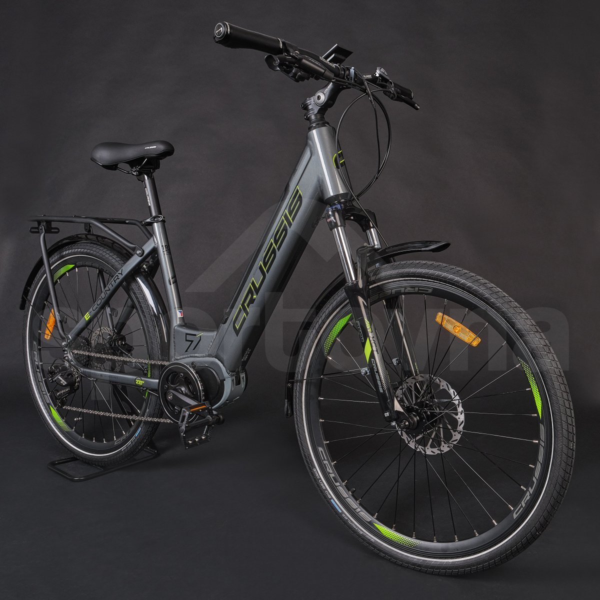 Elektrobicykel Crussis e-Country 7.8 27,5", 14,5Ah/522Wh - sivá