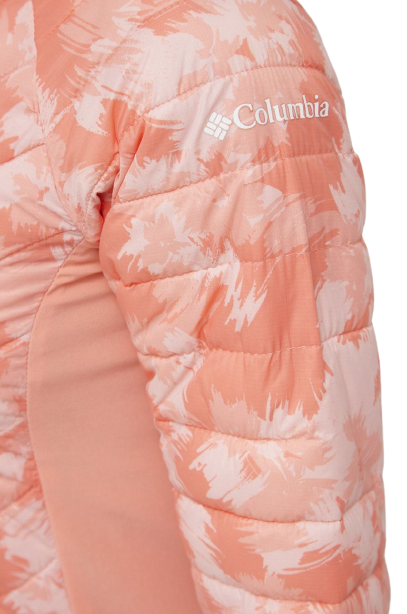 Bunda Columbia Powder Pass™ Hooded Jacket W - ružová