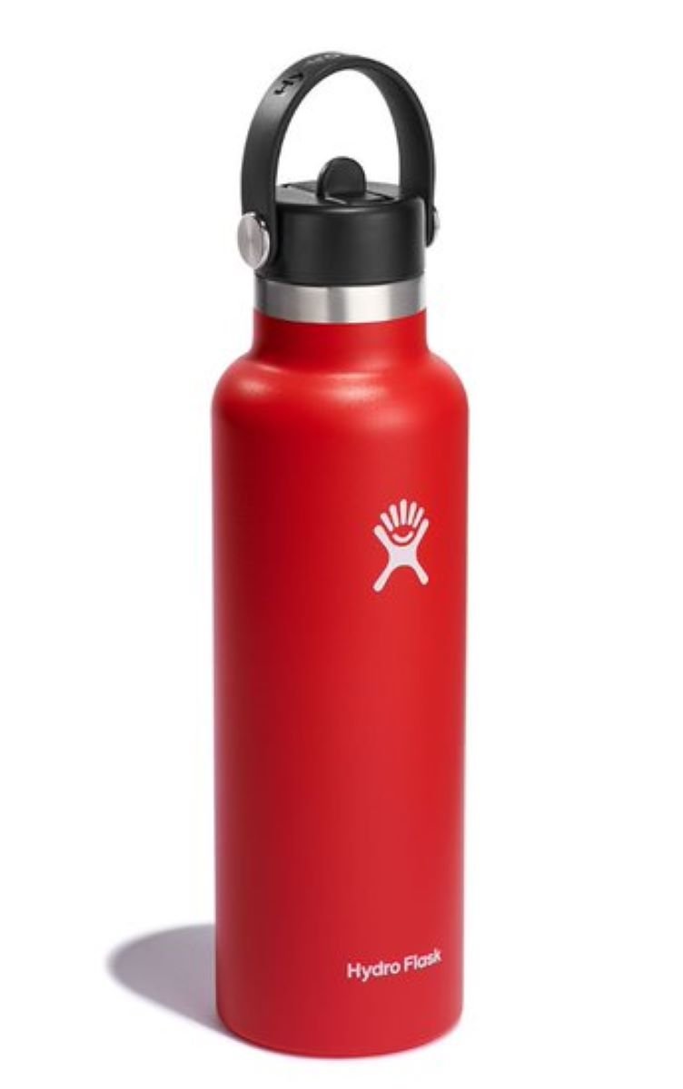 Termoska Hydro Flask 21 oz (621 ml) Standard Flex Straw Cap - červená