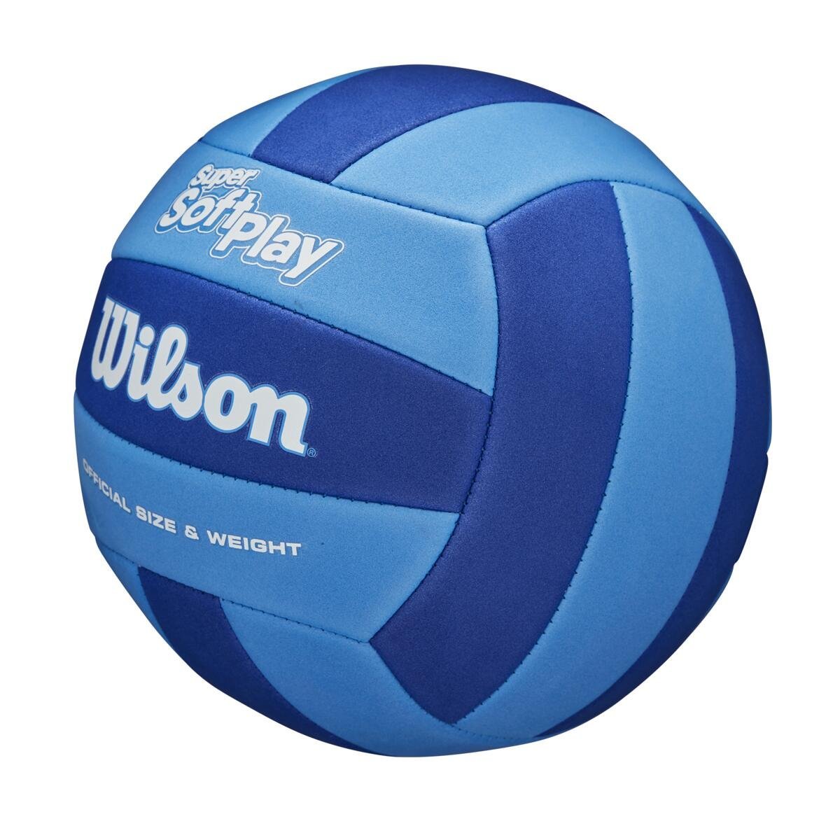 Lopta Wilson Super Soft Play - modrá