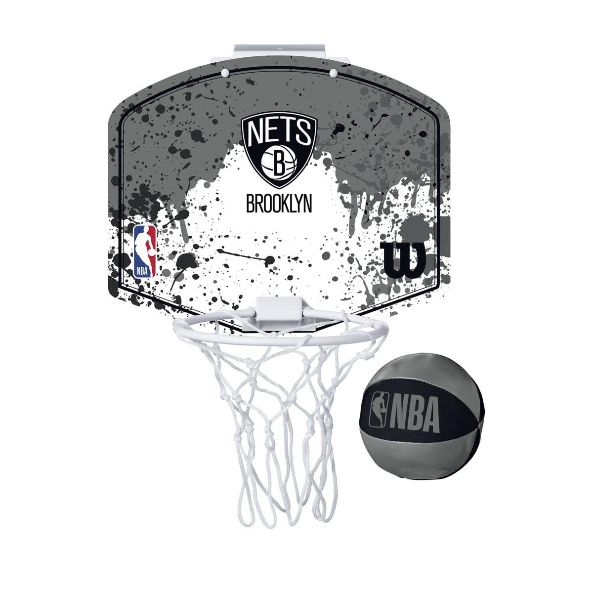 Kôš Wilson NBA Team Mini Hoop Bro Nets - čierna