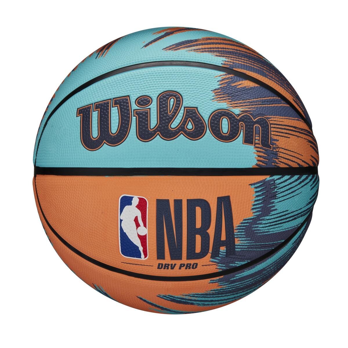 Lopta Wilson NBA Drv Pro Streak Bskt - modrá/oranžová