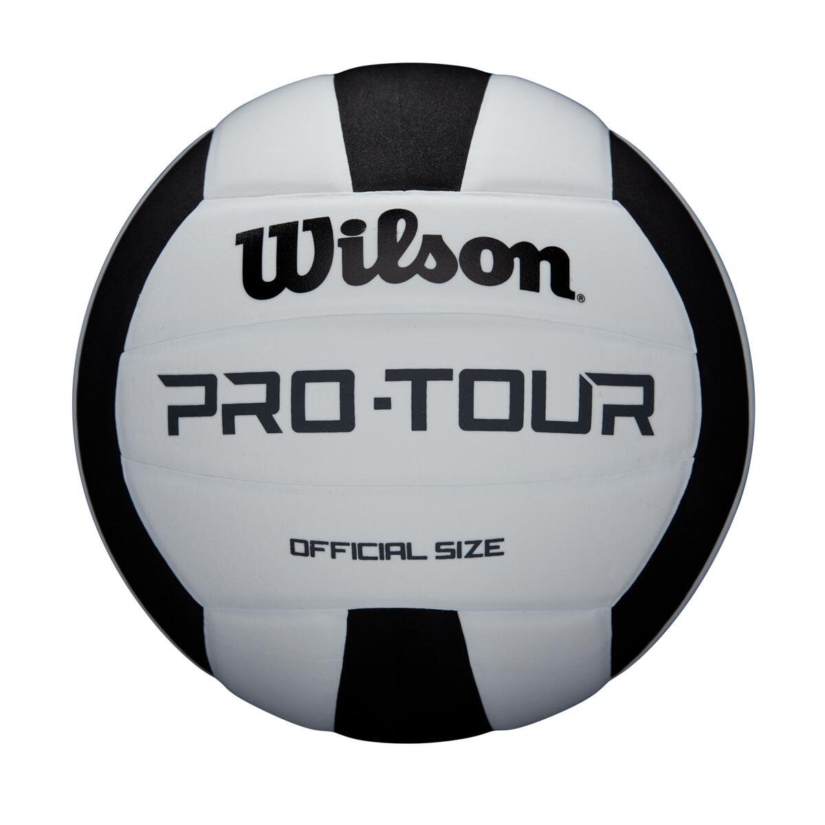 Lopta Wilson Pro Tour Vb - čierna/biela