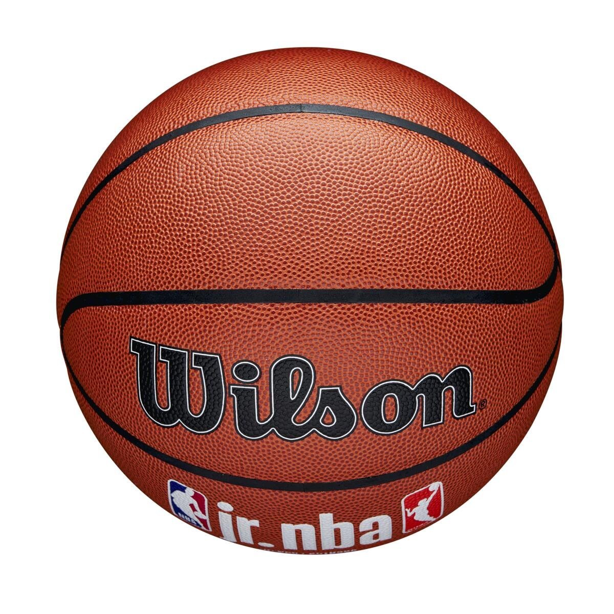 Lopta Wilson Jr NBA Fam Logo Indoor Outdoor Bskt - hnedá