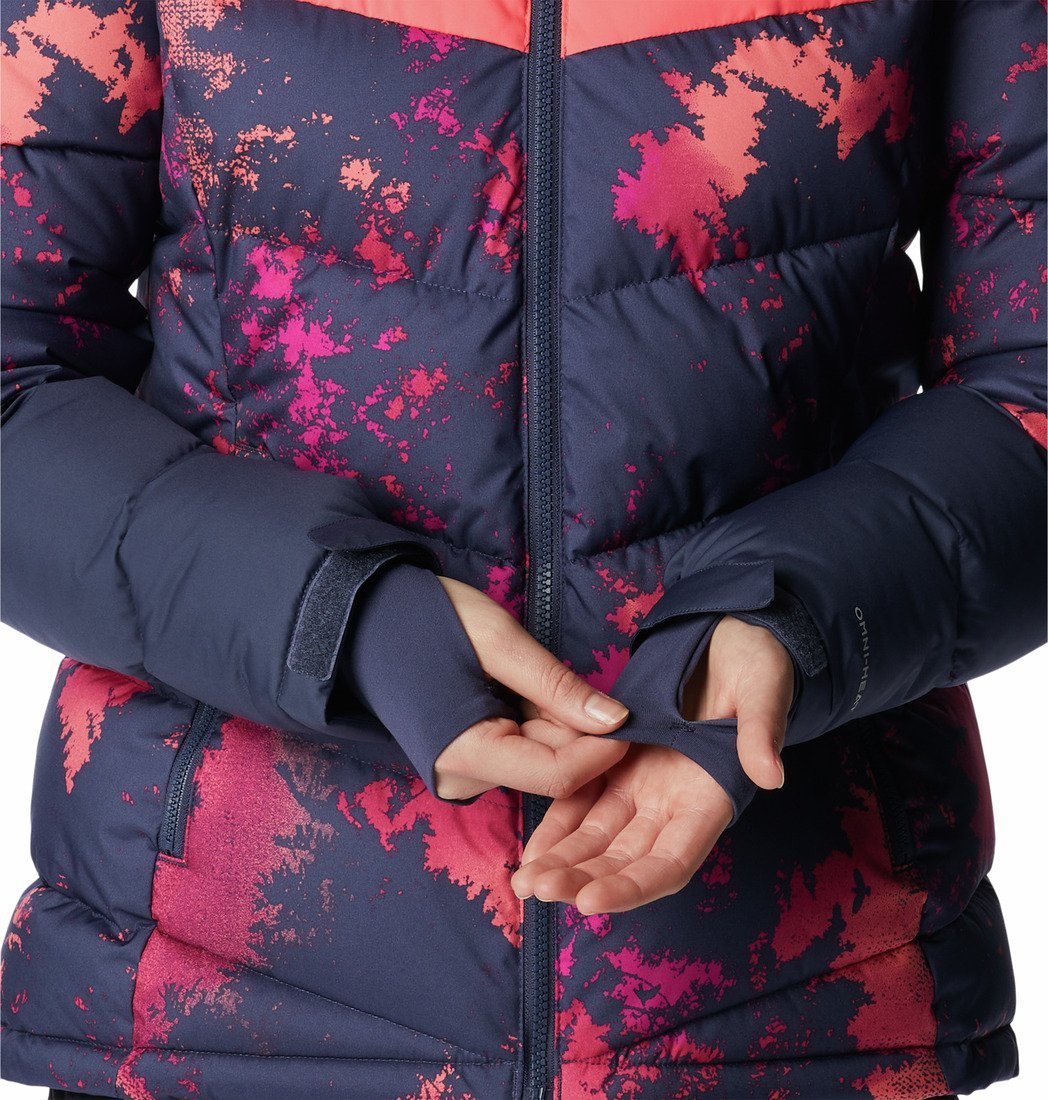 Bunda Columbia Abbott Peak™ Insulated Jacket W - modrá/ružová/oranžová