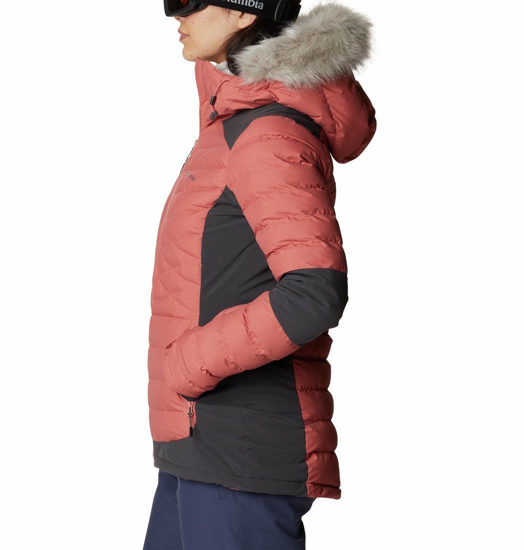 Bunda Columbia Bird Mountain™ Insulated Jacket W - ružová/sivá