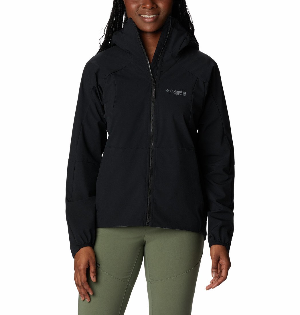 Bunda Columbia Platinum Peak™ Softshell Jacket W - čierna