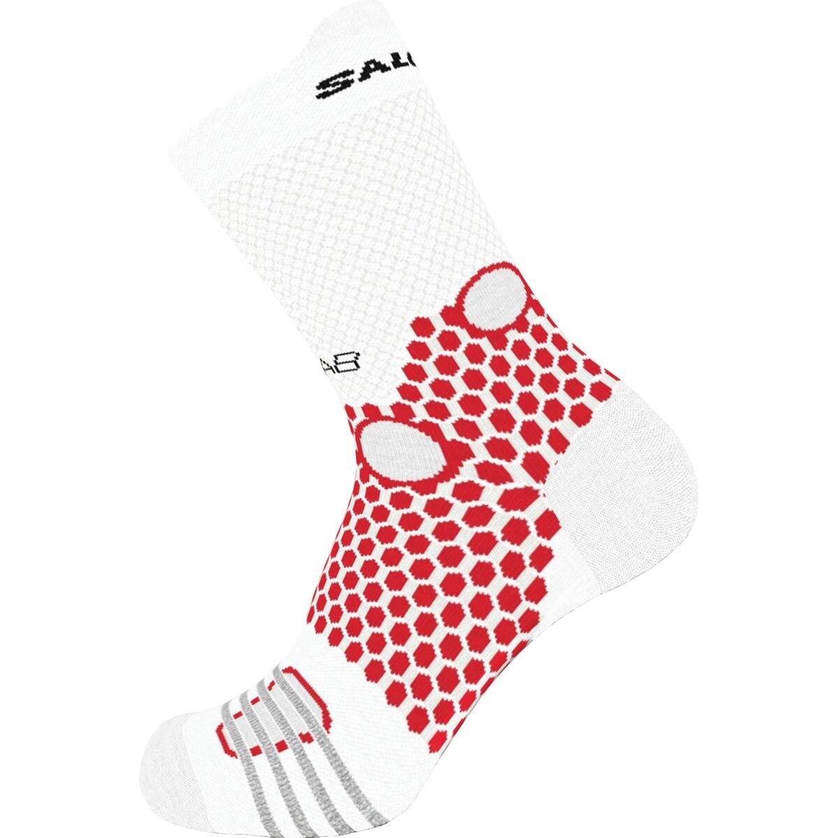 Ponožky Salomon S/LAB Ultra Crew - biela/červená