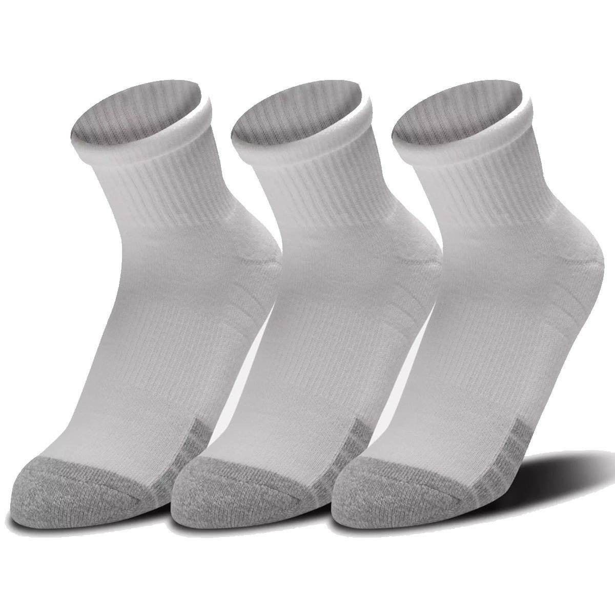 Ponožky Under Armour UA Heatgear Quarter 3ks U - biela