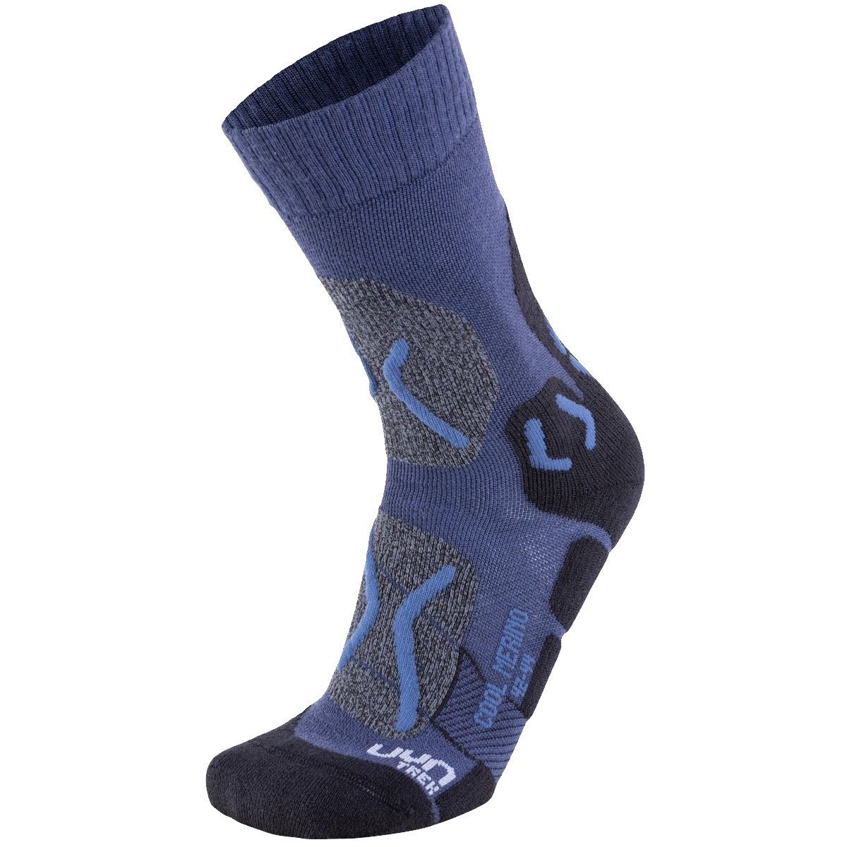 Pánske ponožky UYN TREKKING COOL MERINO - modrá/čierna