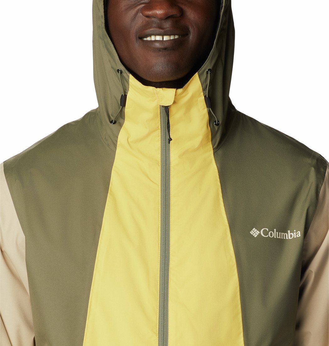 Bunda Columbia Inner Limits™ II Jacket M - žltá/zelená/béžová