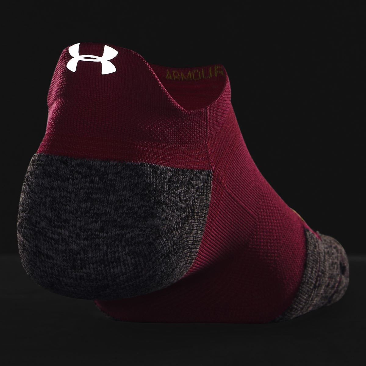 Ponožky Under Armour UA AD Run Cushion 1ks NS Tab - ružová/sivá