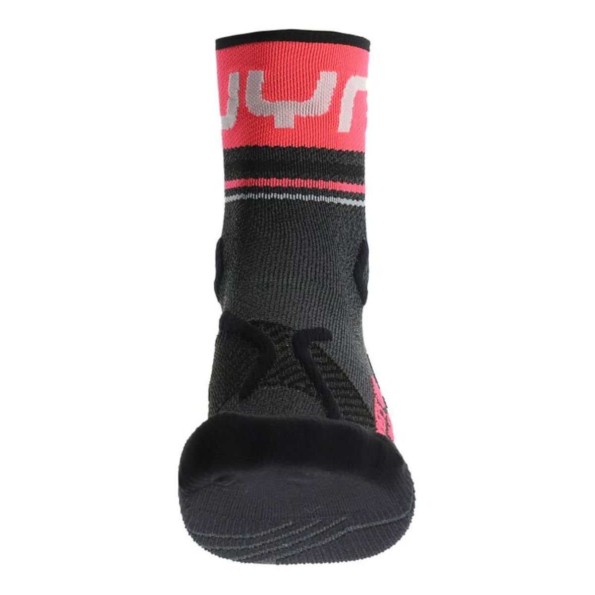 Ponožky UYN Runner's One Short Socks W - sivá/čierna/ružová