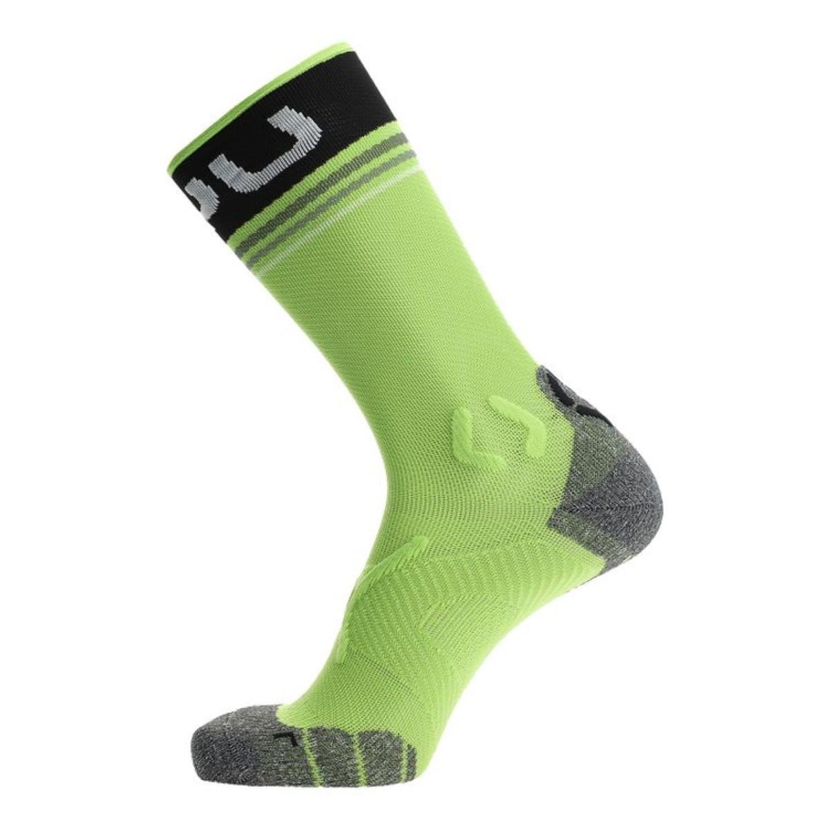 Ponožky UYN Runner's One Mid M - zelená/čierna