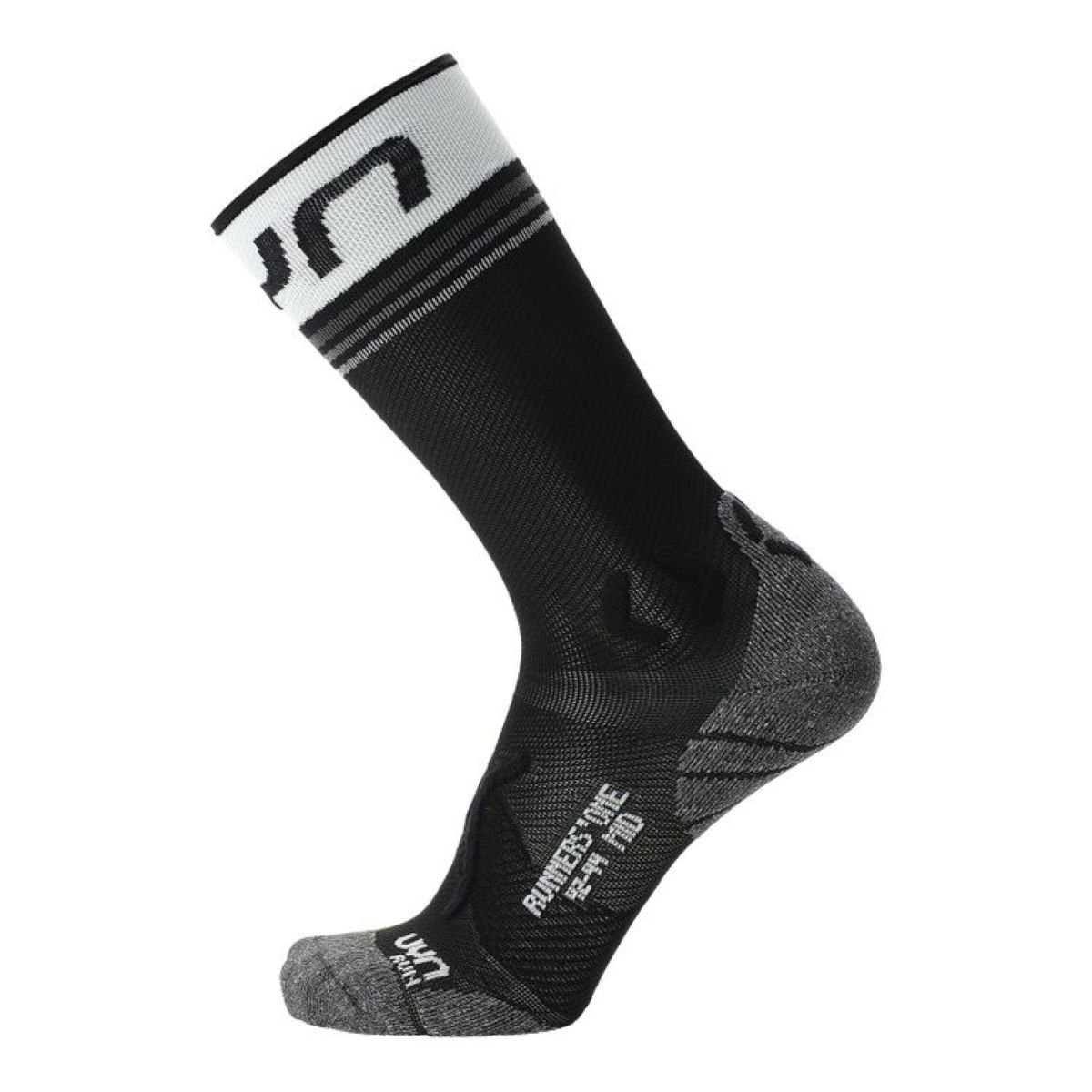 Ponožky UYN Runner's One Mid M - čierna/biela