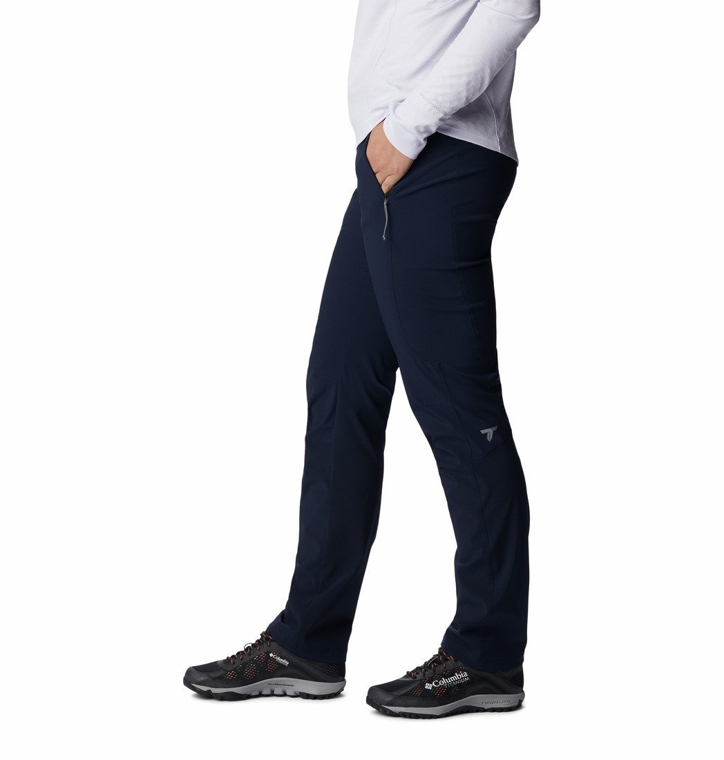 Nohavice Columbia Titan Pass™ Pant W - modrá (štandardná dĺžka)