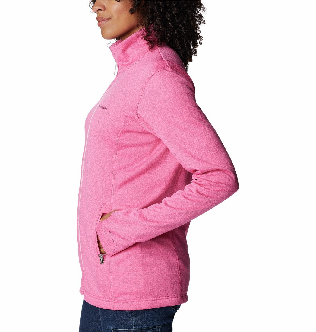 Mikina Columbia Park View™ Grid Fleece Full Zip W - ružová