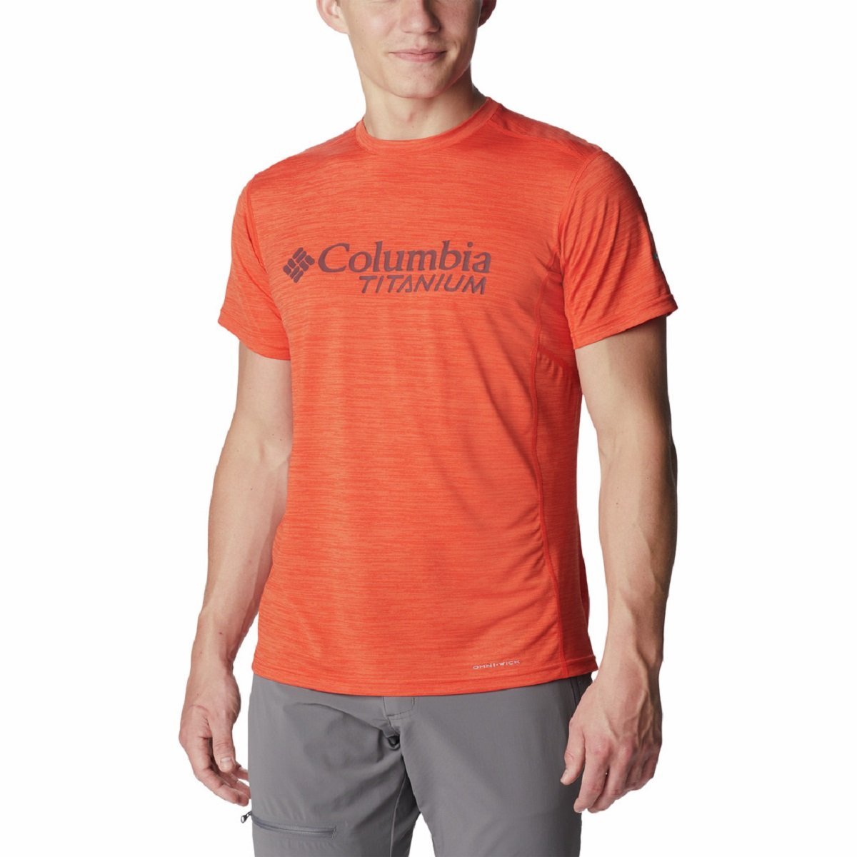 Tričko Columbia Titan Pass™ Graphic Tee M - oranžová