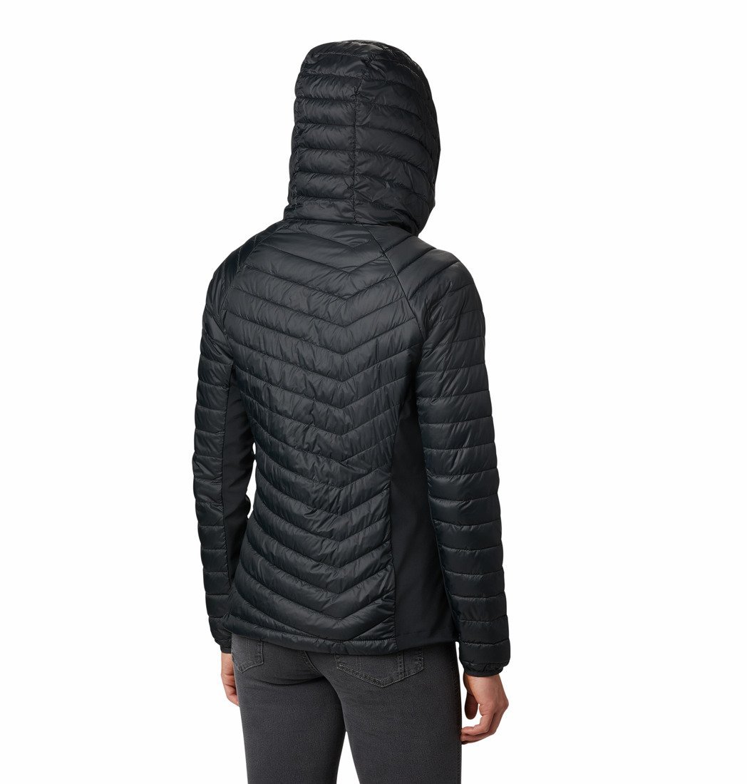 Bunda Columbia Powder Pass™ Hooded Jacket W - čierna