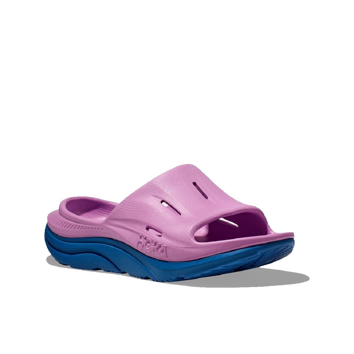 Papuče Hoka Ora Recovery Slide 3 - ružová/modrá