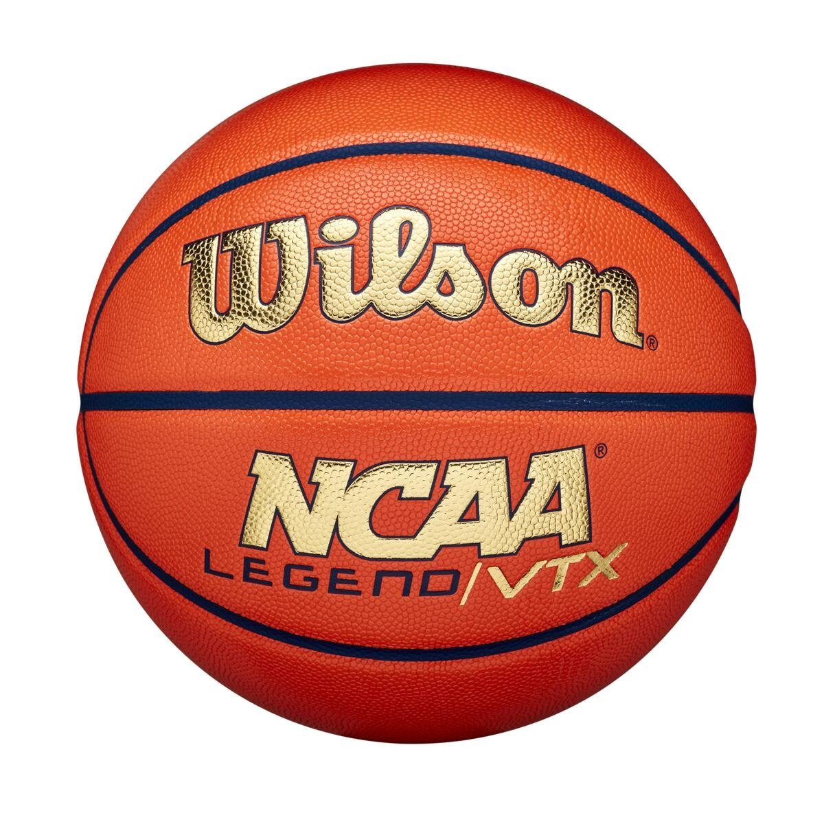Lopta Wilson NCAA Legend Vtx Bskt - oranžová/zlatá