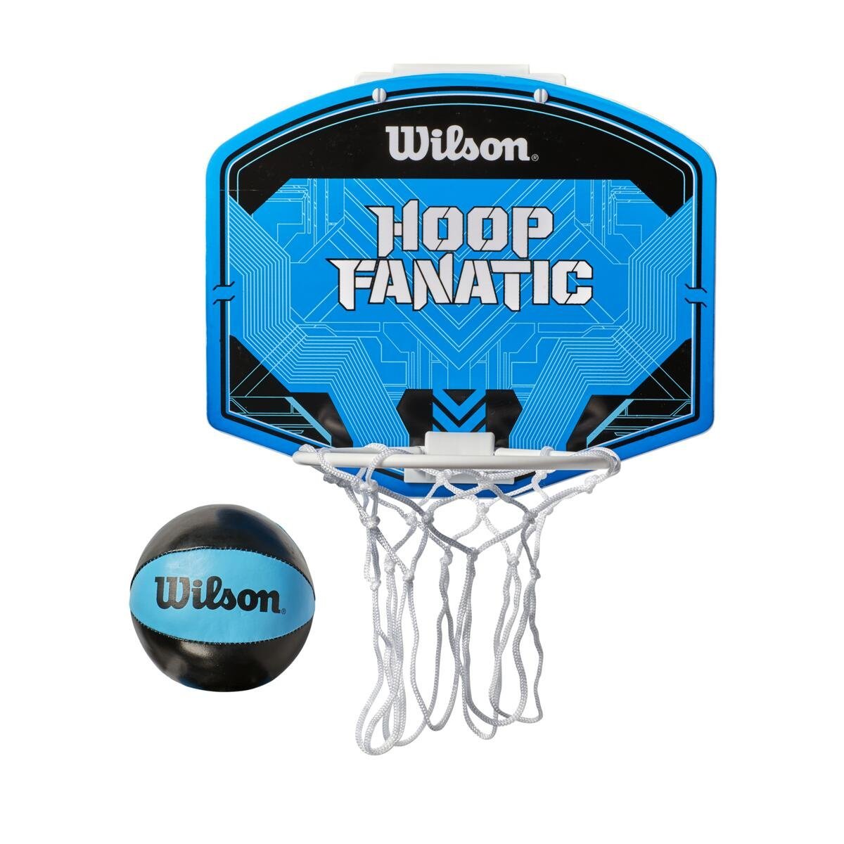 Basketbalový kôš Wilson Hoop Fanatic Mini Bskt - modrá/čierna