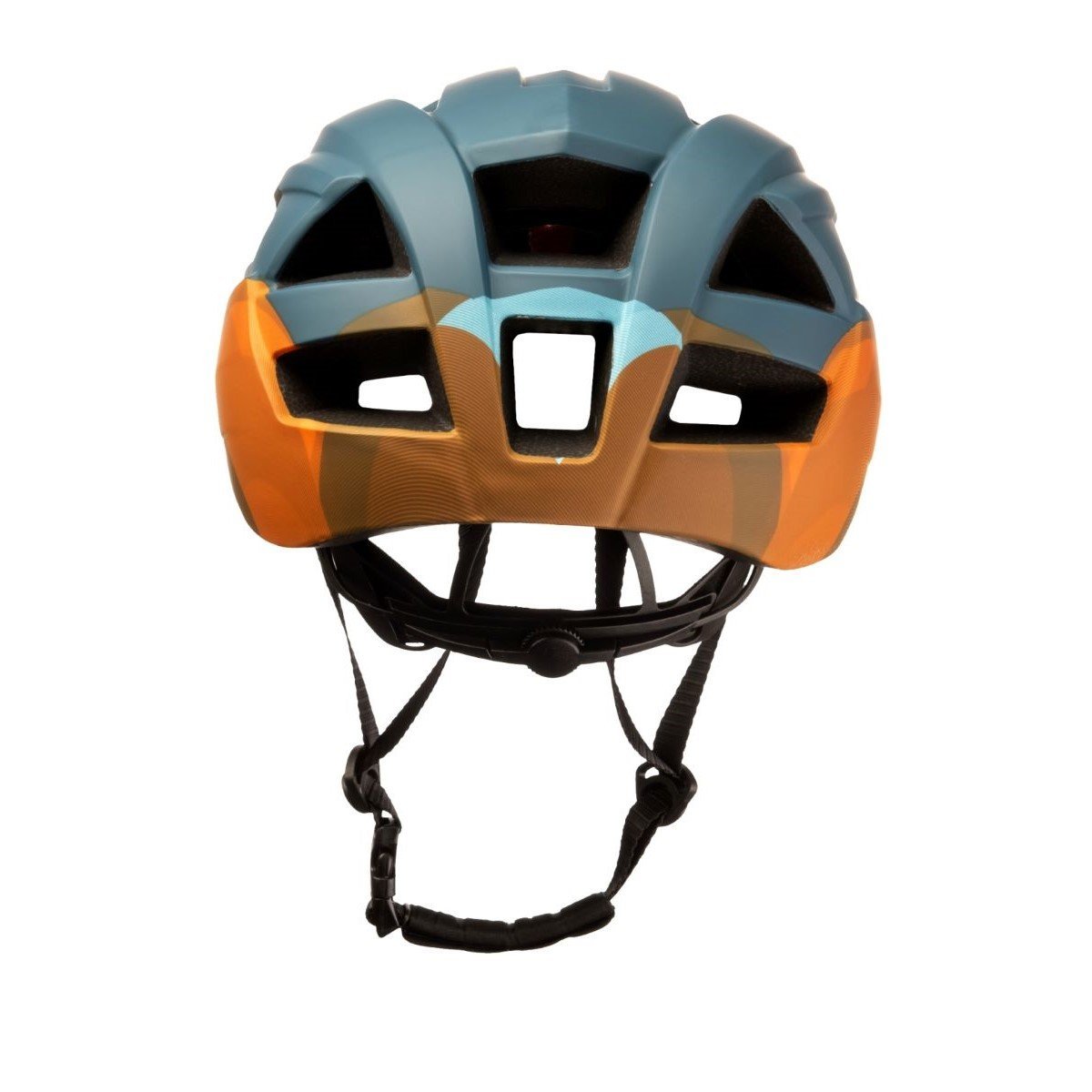 Cyklistická prilba R2 Wheelie J - modrá/oranžová