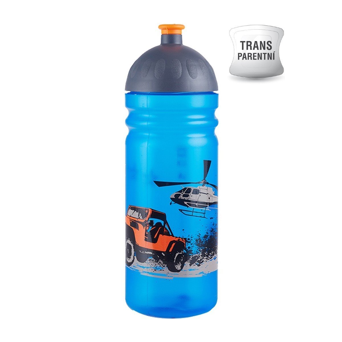 Fľaša Zdravá lahev Dragonfly (700 ml) - modrá/sivá
