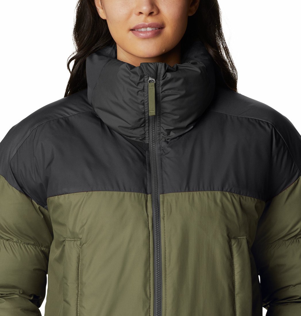 Bunda Columbia Pike Lake™ Cropped Jacket W - khaki/čierna