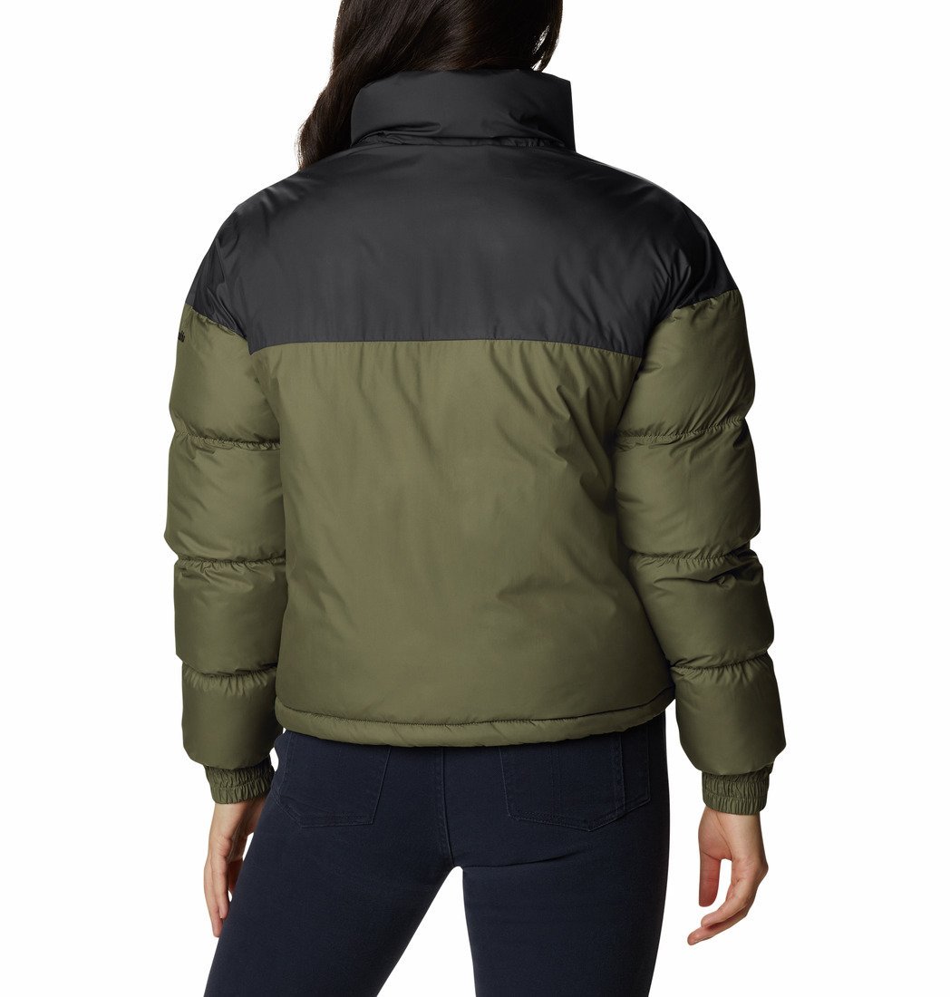 Bunda Columbia Pike Lake™ Cropped Jacket W - khaki/čierna
