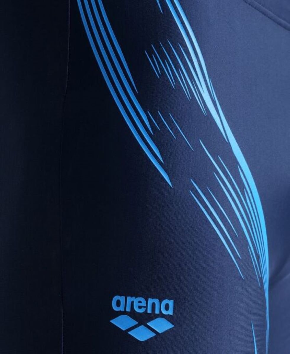 Plavky Arena Short Graphic M - modrá